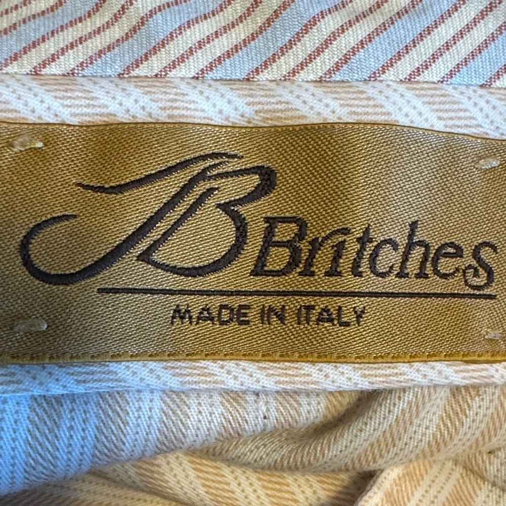 JB Britches Classic Men's Brown Chinos